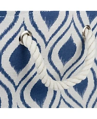 Design Imports Polyester Bin Ikat French Rectangle Large
