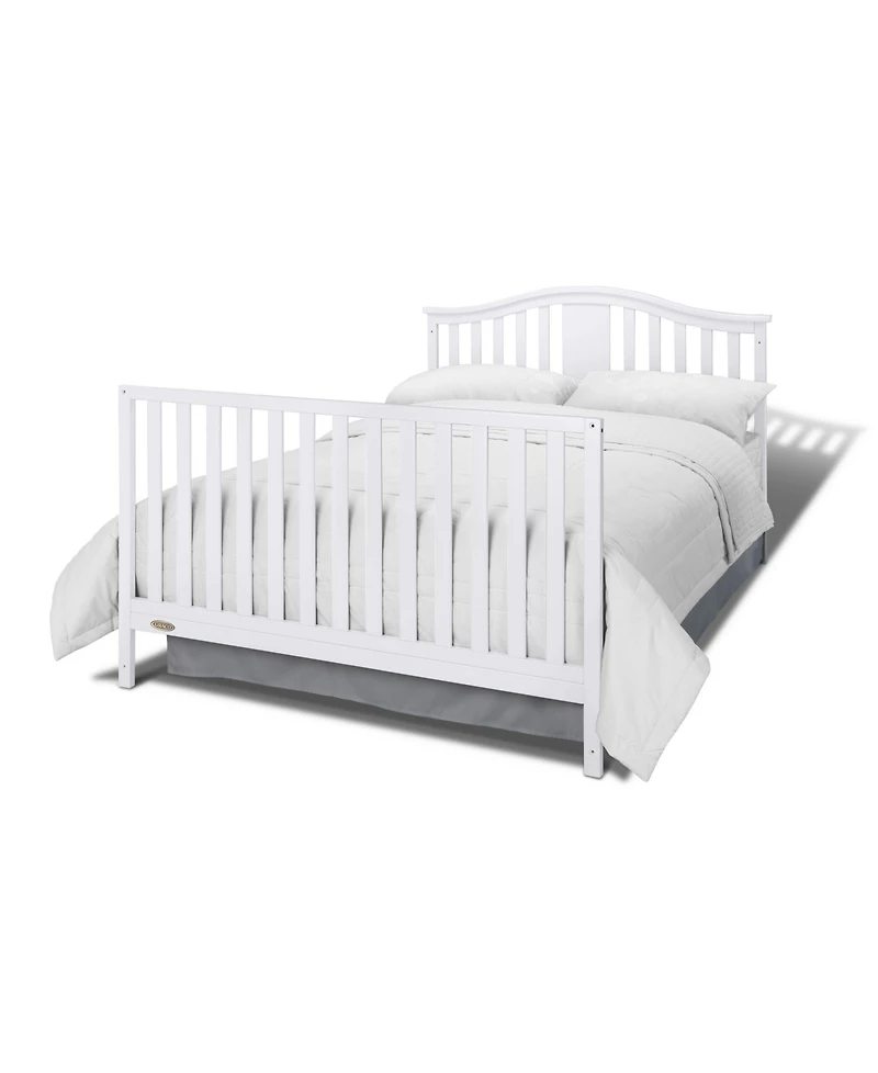 Graco Solano 4-in-1 Convertible Crib with Drawer - White