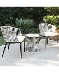 Southern Enterprises Anisa Wicker 3 Piece Outdoor Collection