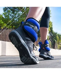 ProsourceFit Ankle Weights 3 lb, Set of 2, Blue