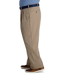 Big & Tall Cool Right Performance Flex Classic Fit Pleated Pant