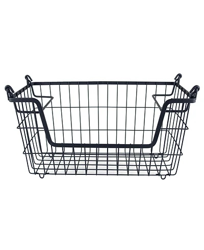 Design Imports Metal Basket Rectangle Small