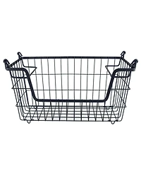 Design Imports Metal Basket Rectangle Small
