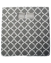 Design Imports Square Lattice Print Polyester Storage Bin
