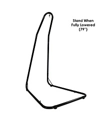 Large Cotton/Nylon Outdoor Mayan Hammock Chair with Adjustable Stand - 330 lb Weight Capacity - Natural