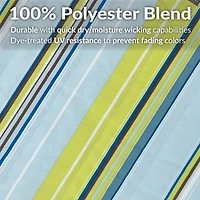 Double Quilted Fabric Hammock with Universal Steel Stand