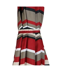 9ft Striped Outdoor Umbrella for Patio, Pool or Yard - Polyester Table Market Umbrella with Tilt and Crank - Awning Stripe