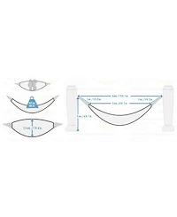 Mayan Family Hammock Handwoven Xxl Thick Cord with Stand - 400 lb Weight Capacity/15' Stand