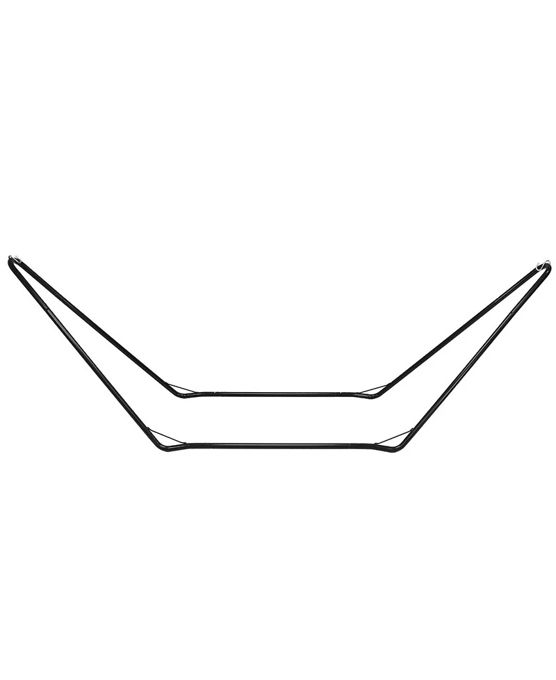 Portable Heavy-Duty Steel Hammock Stand Only for Camping and Spreader Bar Styles - 330 lb Capacity/10' Stand - Black
