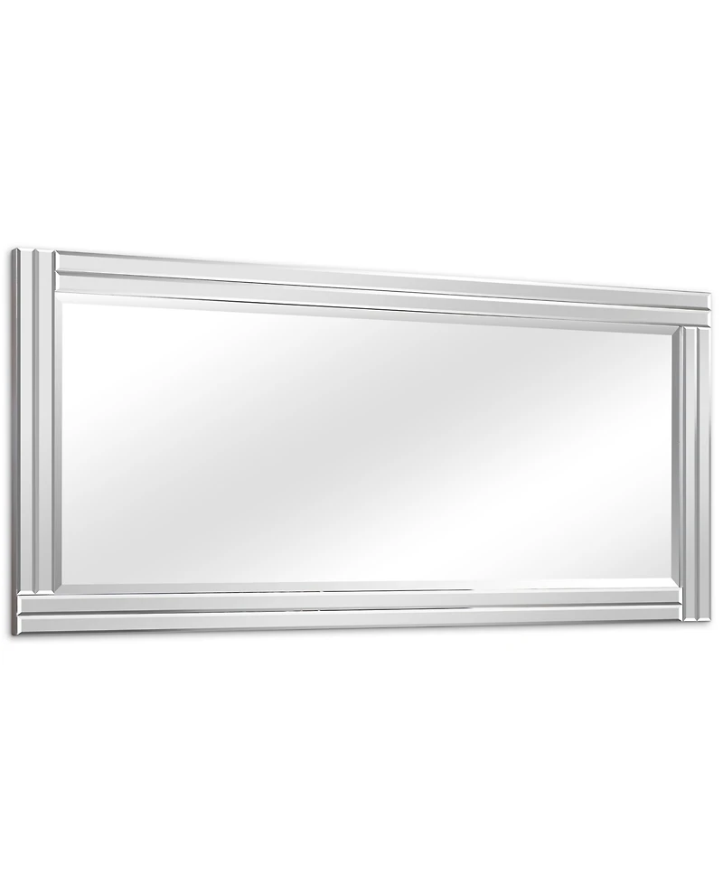 Empire Art Direct Moderno Stepped Beveled Rectangle Wall Mirror, 54" x 24" x 1.18"
