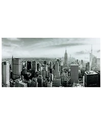 Empire Art Direct My New York Frameless Free Floating Tempered Art Glass Wall Art by Ead Art Coop, 36" x 72" x 0.2"