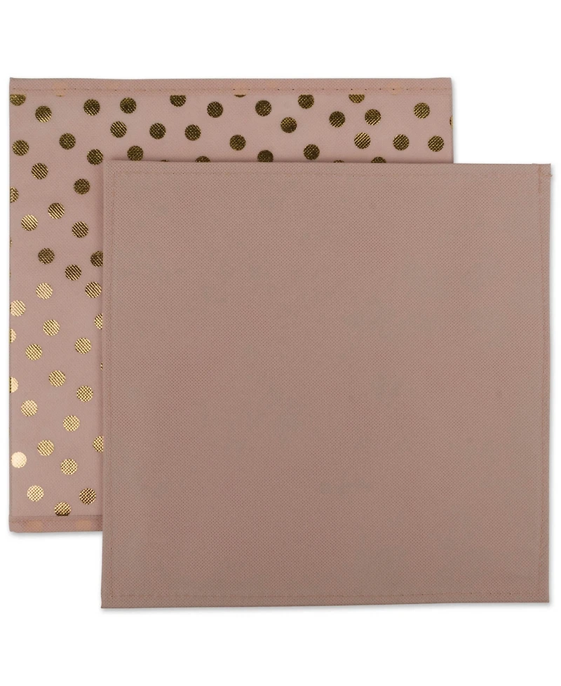 Design Imports Non-woven Polyester Cube Dots Millennial Square Set of