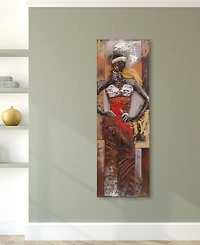 Empire Art Direct Miss-tic Mixed Media Iron Hand Painted Dimensional Wall Art, 60" x 20" x 2.5"