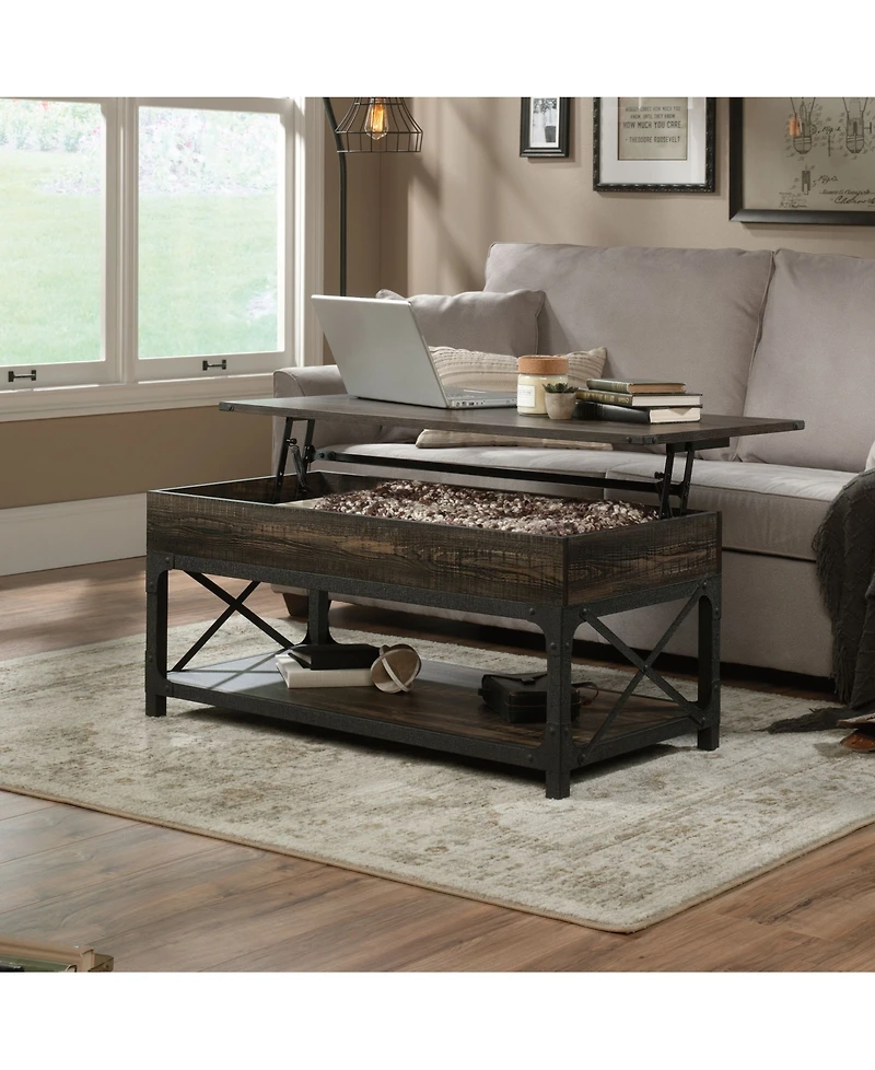 Sauder Steel River Lift-Top Coffee Table