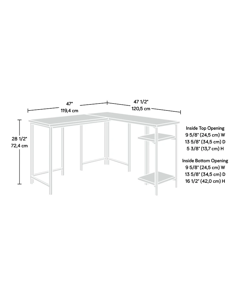 Sauder North Avenue L-Desk