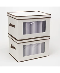 Household Essentials Holiday Stemware Storage Box