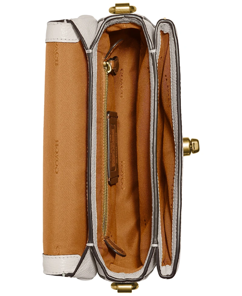 Coach Polished Pebbled Leather Cassie Crossbody 19
