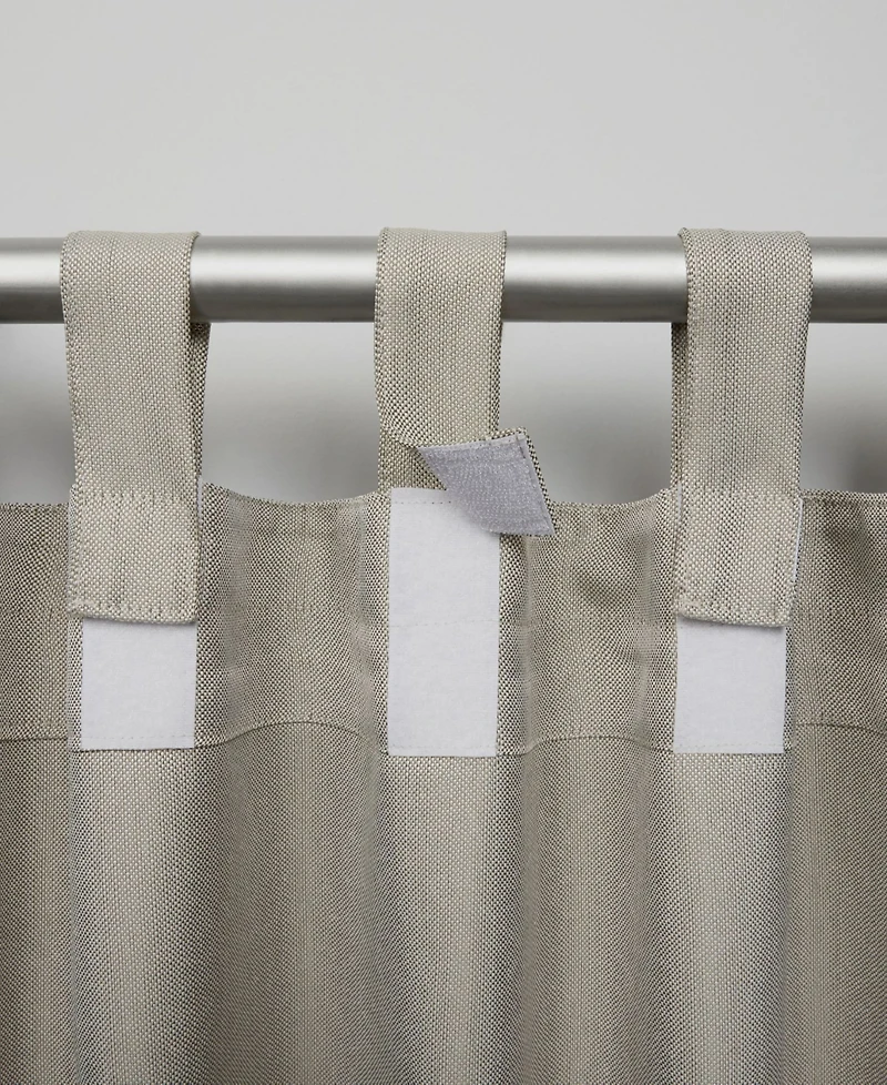 Exclusive Home Curtains Biscayne Indoor - Outdoor Two Tone Textured Grommet Top Curtain Panel Pair