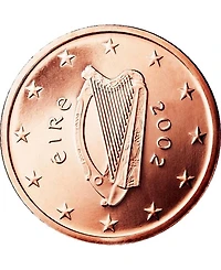 Men's American Coin Treasures Irish 2 Euro Coin Turquoise Money Clip