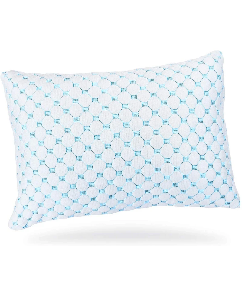 Nestl Heat and Moisture Reducing Ice Silk and Gel Infused Memory Foam Pillow, Toddler