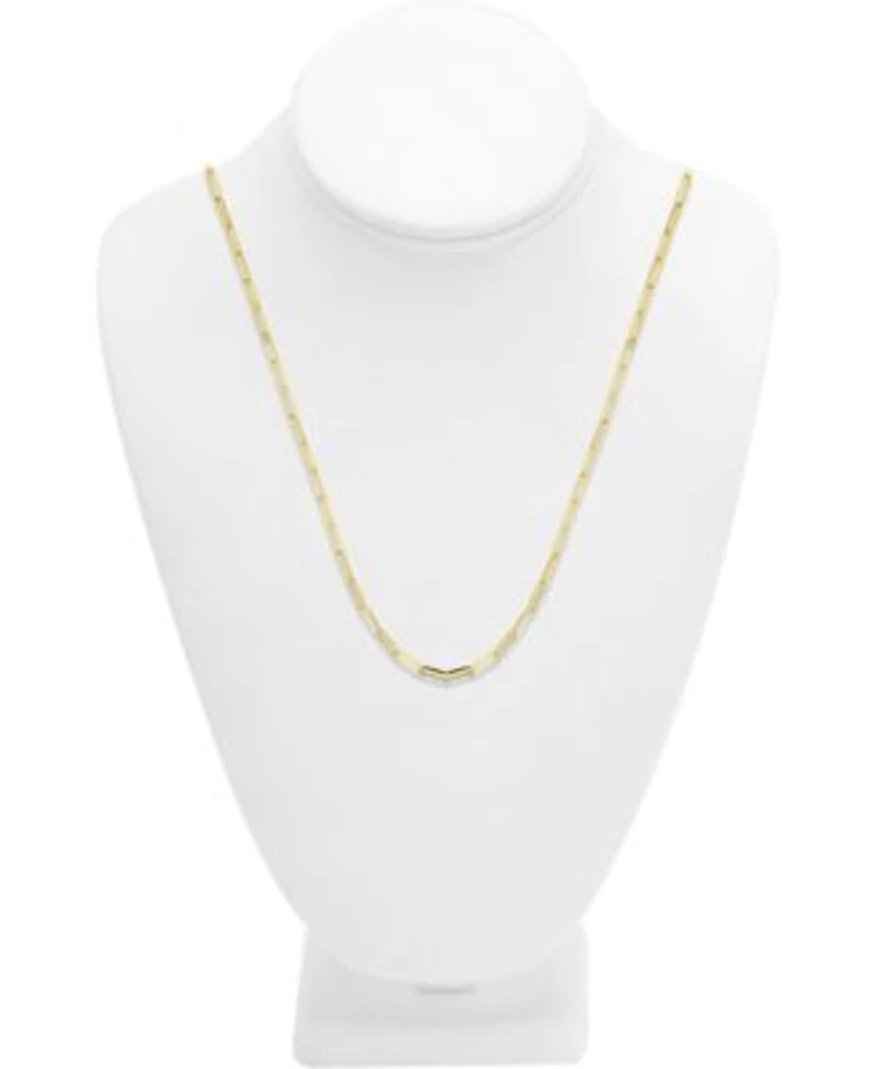 Now This Paper Clip Link Chains In Gold Or Silver Plate In 18 Or 24