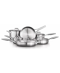 Calphalon Premier Stainless Steel Cookware Set, 11 Piece