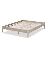 Furniture Cielle French Bohemian Queen Size Bed Frame
