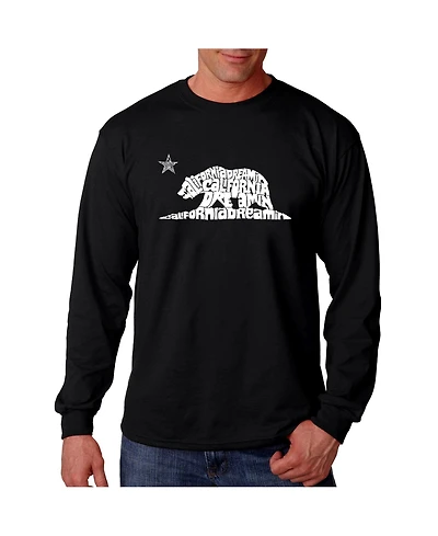 La Pop Art Men's Word - California Dreamin Long Sleeve T-Shirt
