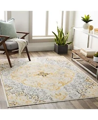Livabliss Floransa Fsa 2325 Yellow Area Rug