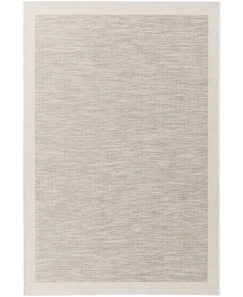 Livabliss Santa Cruz Stz-6002 Taupe 3'11" x 5'7" Outdoor Area Rug