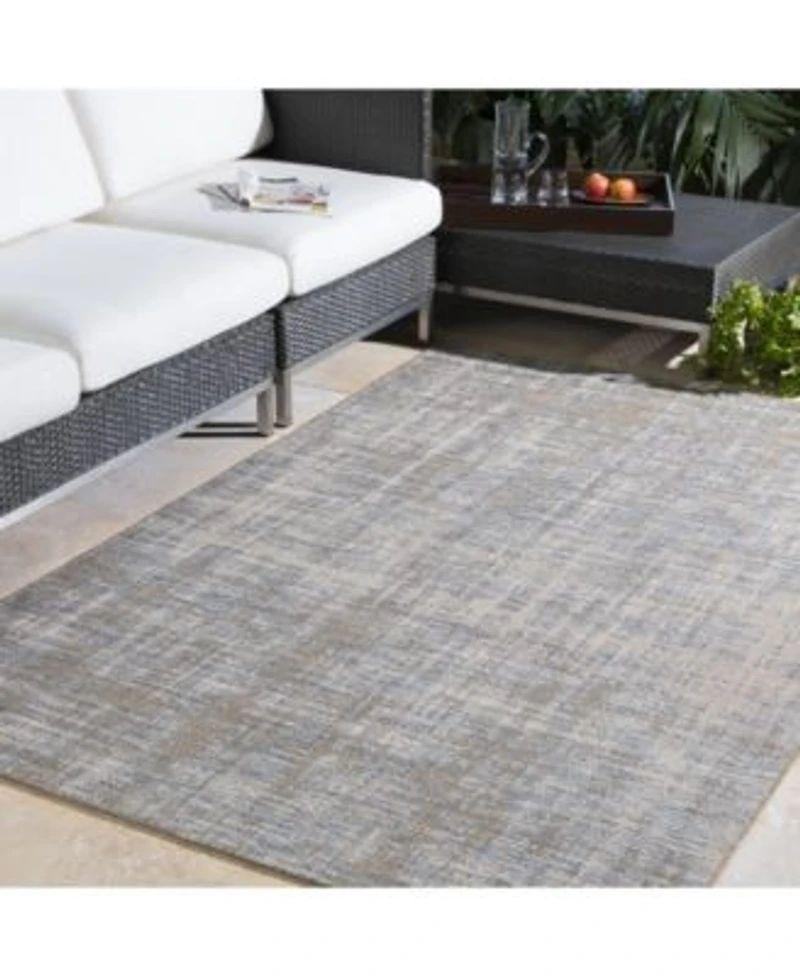 Livabliss Santa Cruz Stz 6013 Mist Outdoor Area Rug
