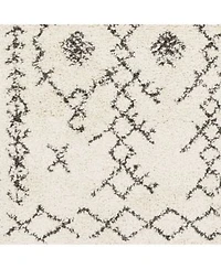 Livabliss Berber Shag Bbe Charcoal Area Rug