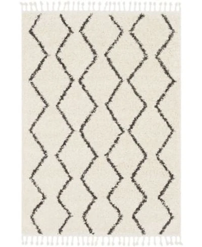 Livabliss Berber Shag Bbe 2303 Charcoal Area Rug