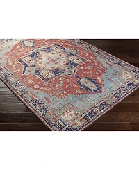 Livabliss Iris Irs- Red 2'6" x 7'6" Runner Area Rug