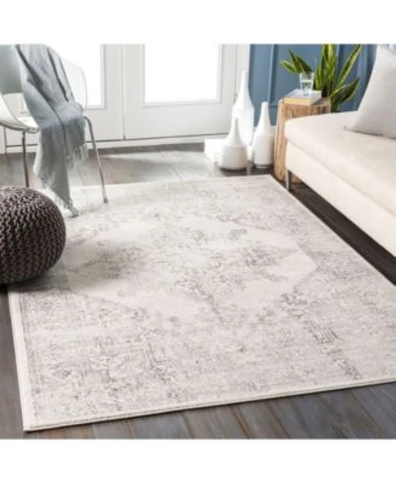 Livabliss Roma Rom 2322 Charcoal Area Rug
