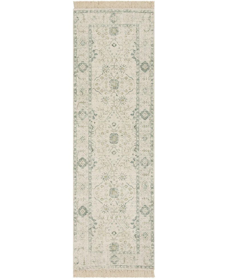 Livabliss Zainab Zai- Sage 2'6" x 8' Runner Area Rug