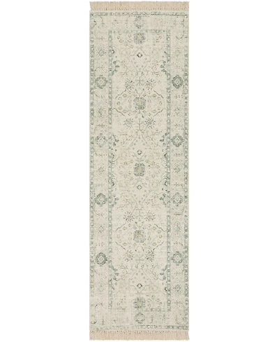 Livabliss Zainab Zai- Sage 2'6" x 8' Runner Area Rug