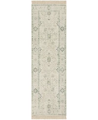Livabliss Zainab Zai- Sage 2'6" x 8' Runner Area Rug