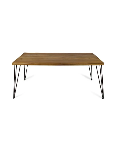 Noble House Zion Patio Rectangular Table Top Dining Table
