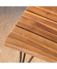 Noble House Geania Indoor Industrial and Coffee Table