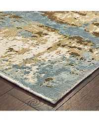 Oriental Weavers Formations Blue 6' x 9' Area Rug