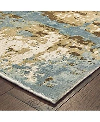 Oriental Weavers Formations Blue Area Rug
