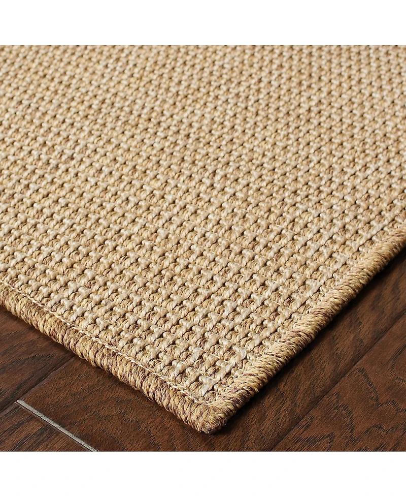 Oriental Weavers Karavia 2067X Sand 6'7" x 9'6" Outdoor Area Rug