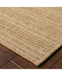 Oriental Weavers Karavia 001X3 Tan 3'7" x 5'6" Outdoor Area Rug
