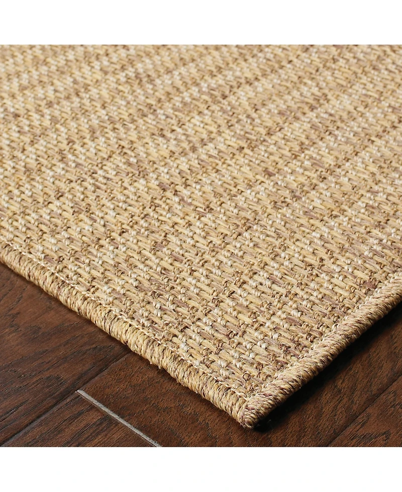 Oriental Weavers Karavia 550X3 Tan 2'5" x 4'5" Outdoor Area Rug