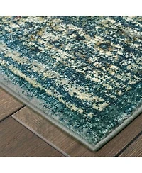 Oriental Weavers Empire Emp04 Blue Rug