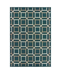 Oriental Weavers Latitude 806b3 Blue Area Rug
