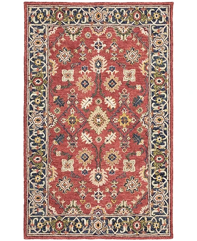 Oriental Weavers Alfresco 28404 Red 5' x 8' Area Rug