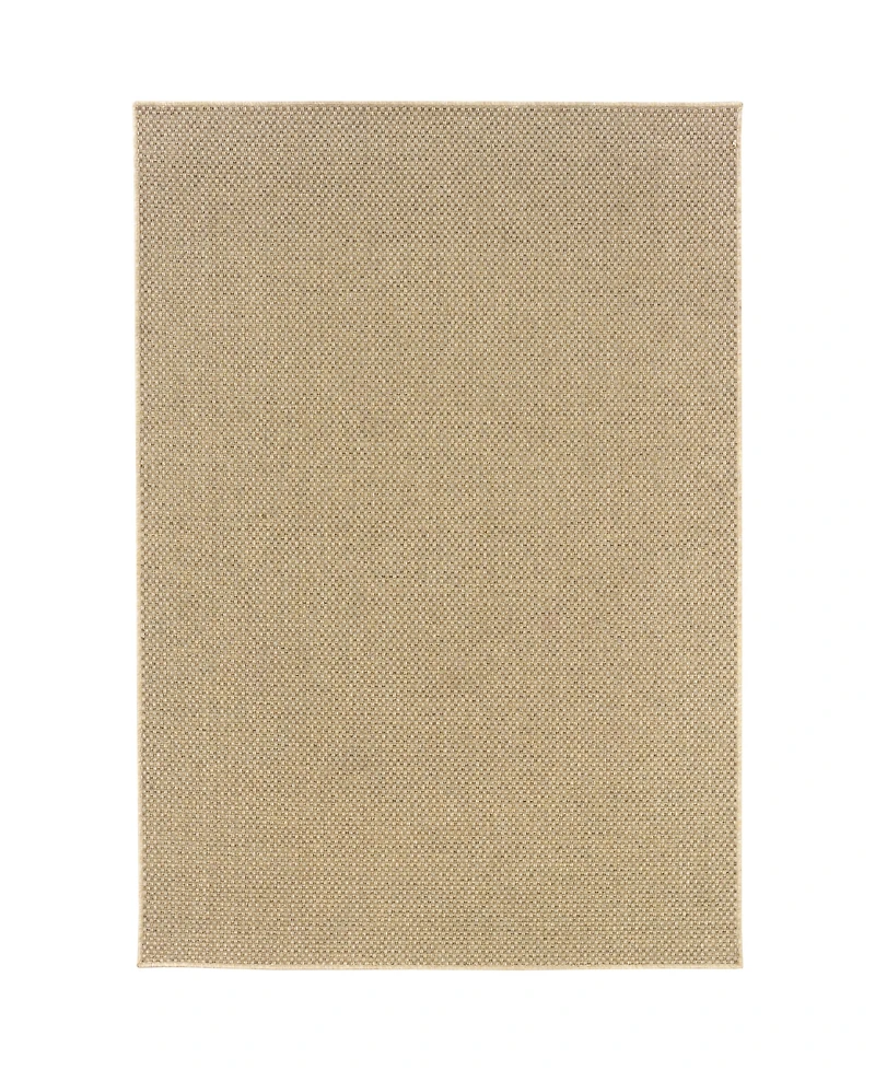 Oriental Weavers Karavia 2160X Sand 3'7" x 5'6" Outdoor Area Rug