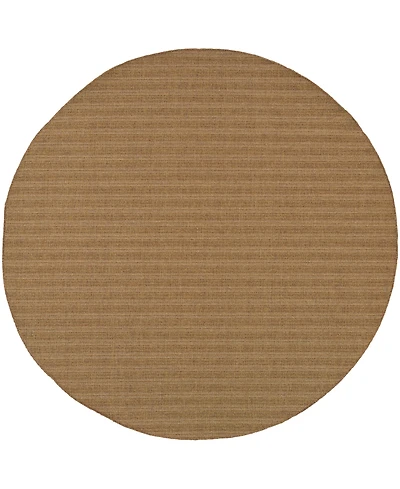 Oriental Weavers Karavia 001X3 Tan 7'10" Round Rug